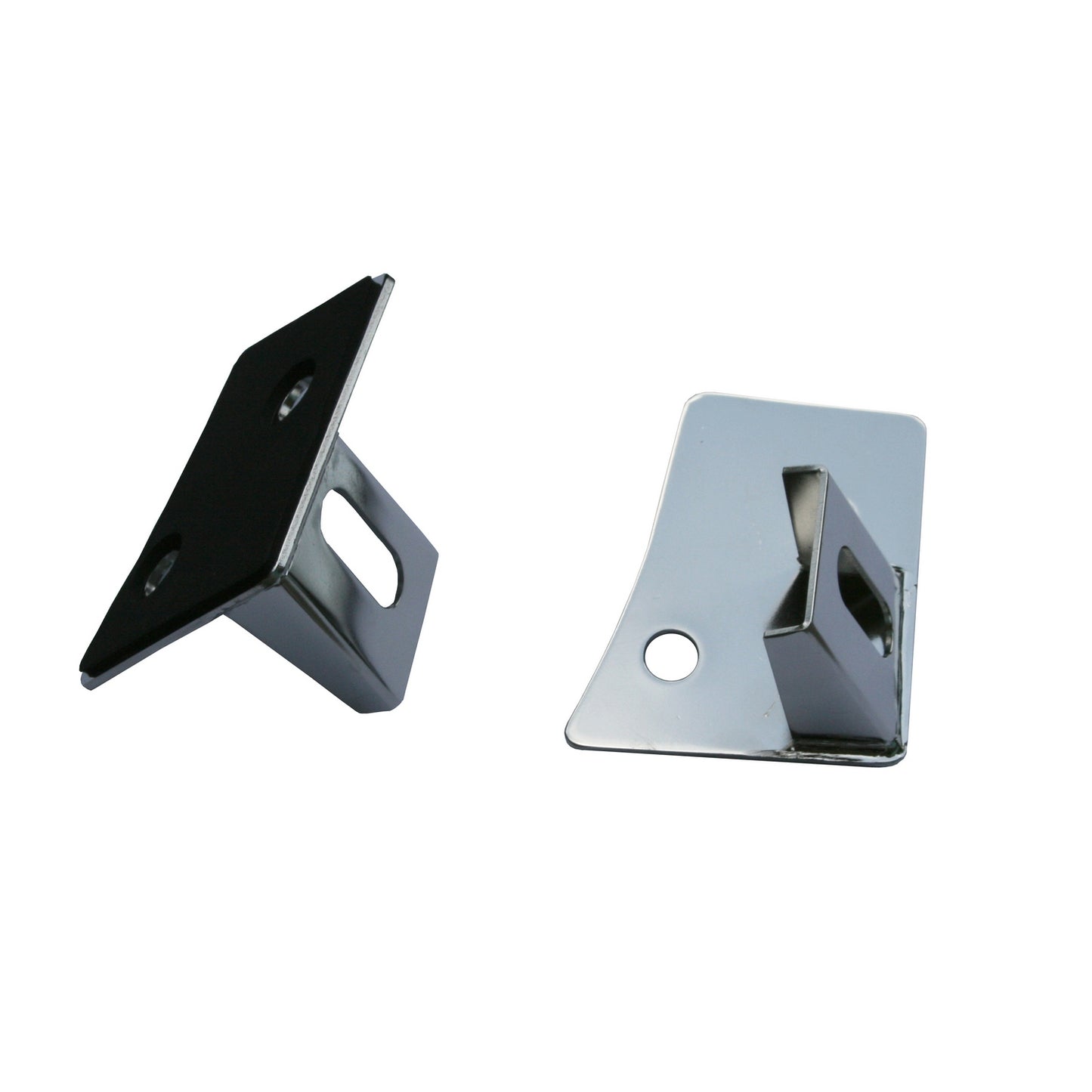 Rugged Ridge 11028.03 Light Mounting Brackets, Windshield, Stainless Steel; 07-18 Wrangler