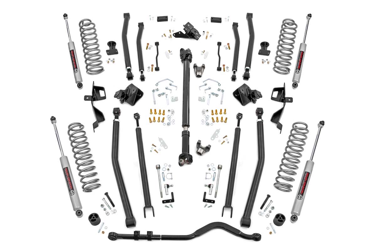 6in Long Arm Suspension Lift Kit w/ N3 Shocks (18-20 Wrangler JL, 4-Door)