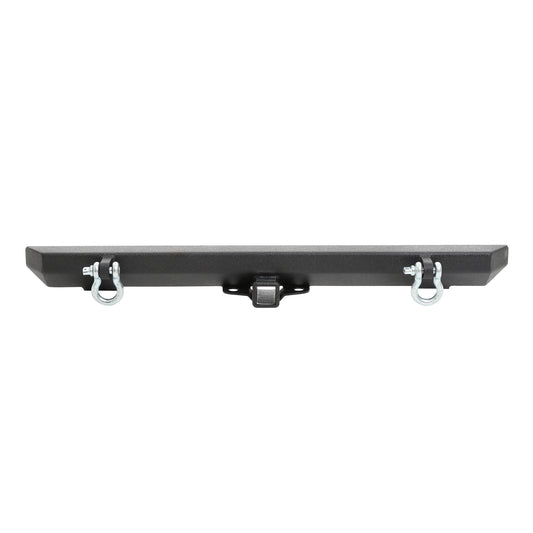 Smittybilt 76750D SRC Classic Rear Bumper W/ D-Rings - Black Textured