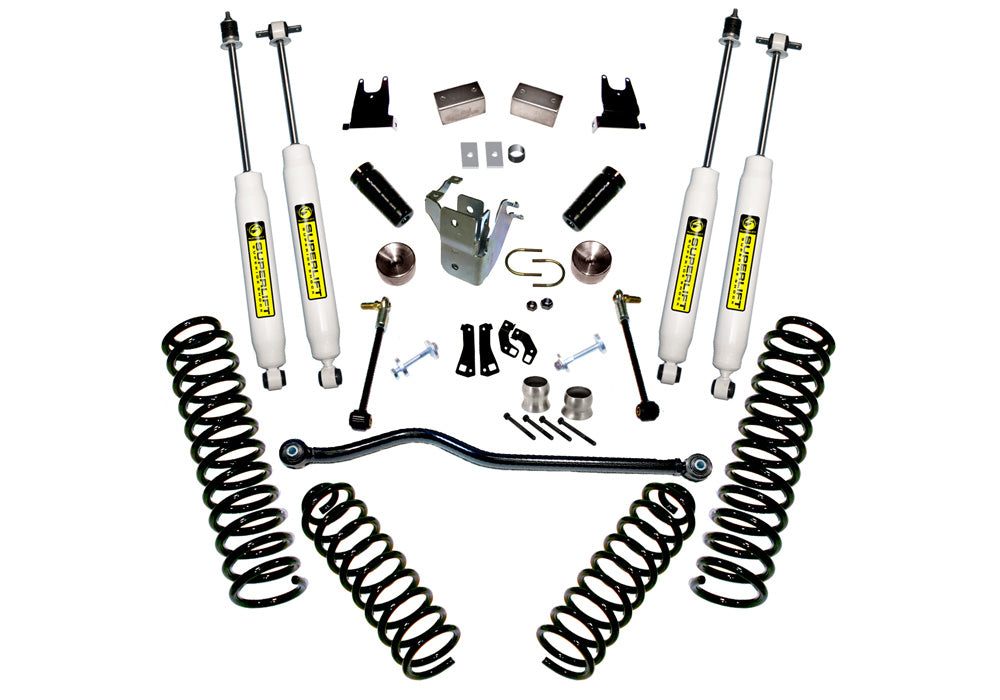 Superlift K928 4" Lift Kit - 07-18 Wrangler JK - 4-door - w/ SL Shocks