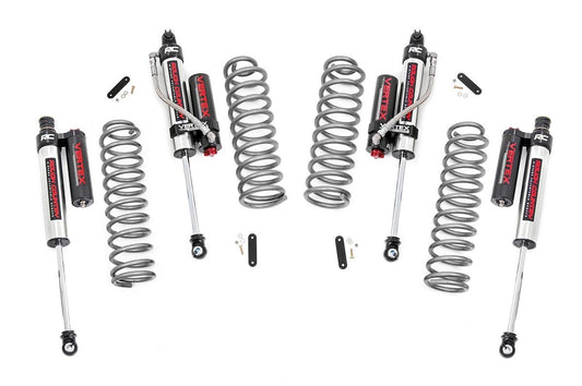 2.5in Jeep Suspension Lift Kit w/ Vertex Adjustable Reservoir Shocks (07-18 Wrangler JK Unlimited, 4-door)