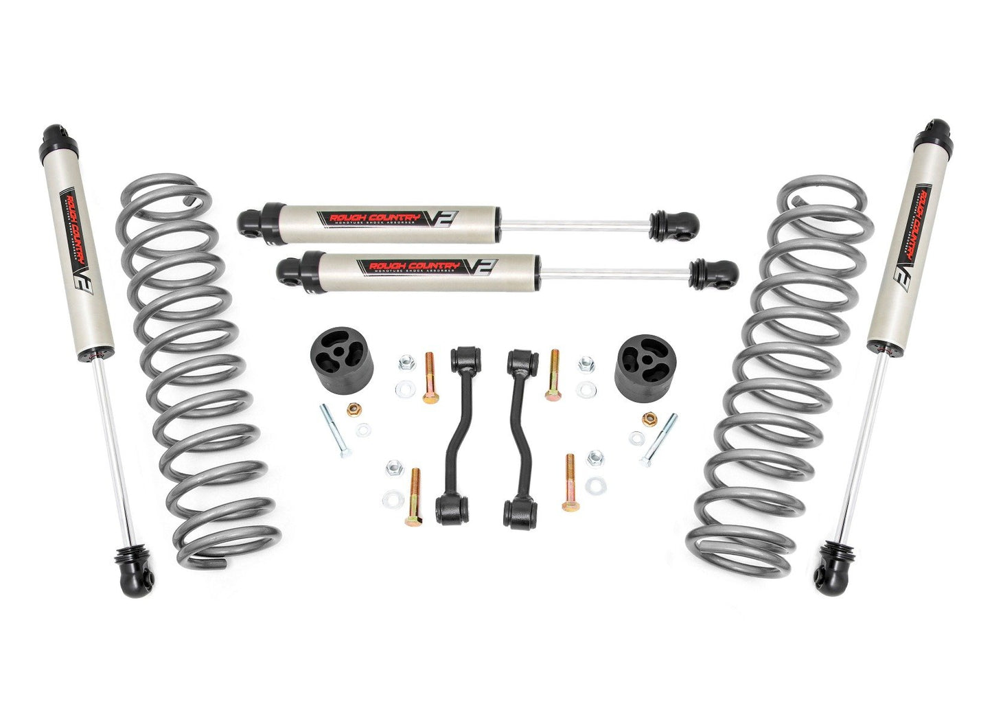 2.5in Jeep Suspension Lift Kit w/V2 Shocks Springs (20-21 JT Gladiator)