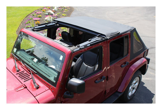 RT Off-Road Jeep Bowless Soft Top - Black