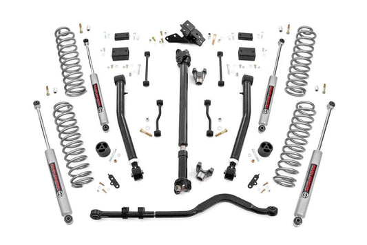 3.5in Jeep Suspension Lift Kit Stage 2 Coils & Adj. Control Arms (2018 Wrangler JL)