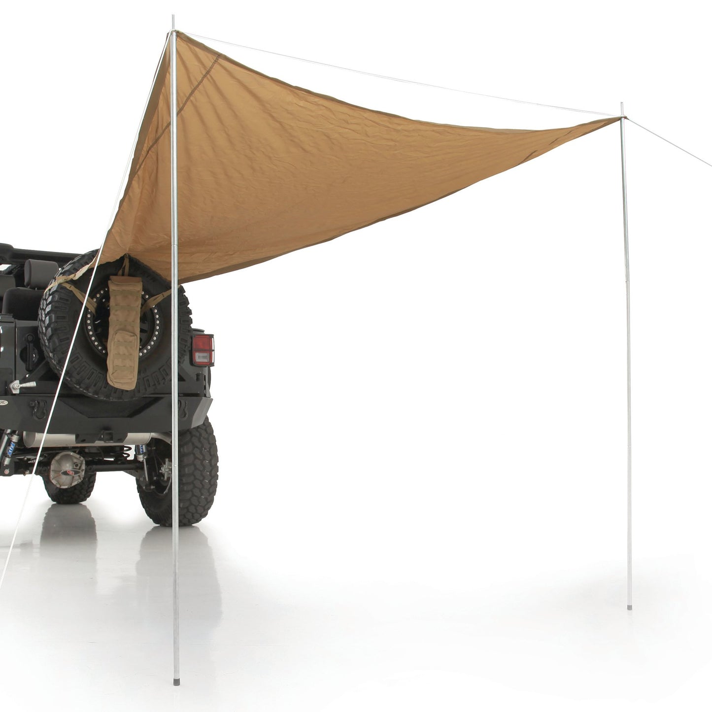 Smittybilt 5662424 Gear Trail Shade - 10' X 6' - Fits Up To A 37" Tire - Coyote Tan