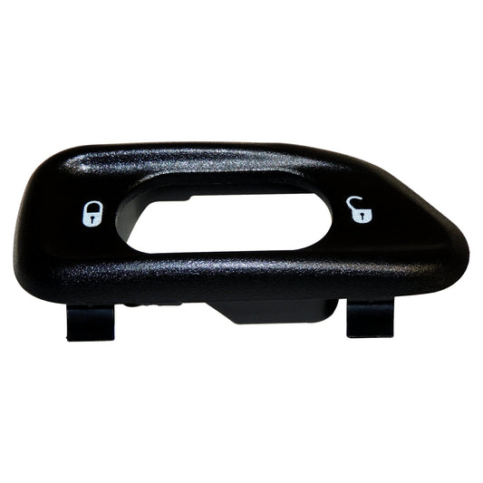 Crown Jeep Door Lock Switch Bezel - Black