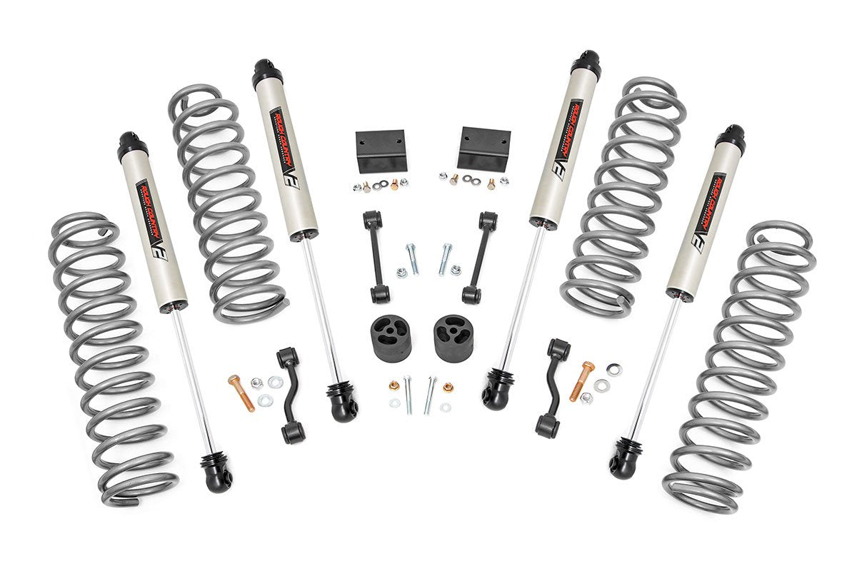 2.5in Jeep Suspension Lift Kit, V2 Shocks & Springs (18-20 Wrangler JL)