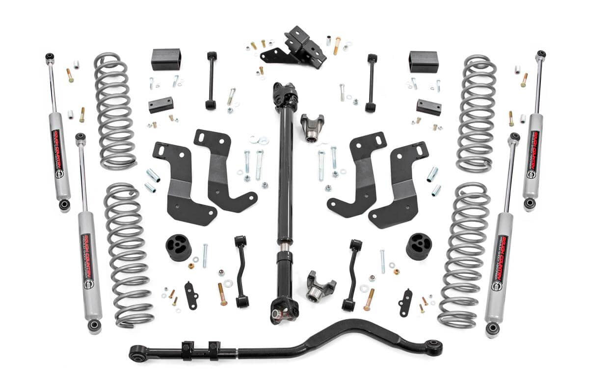 3.5in Jeep Suspension Lift Kit, Stage 2, Coils & Control Arm Drop (18-20 Wrangler JL Rubicon - 2 Door)