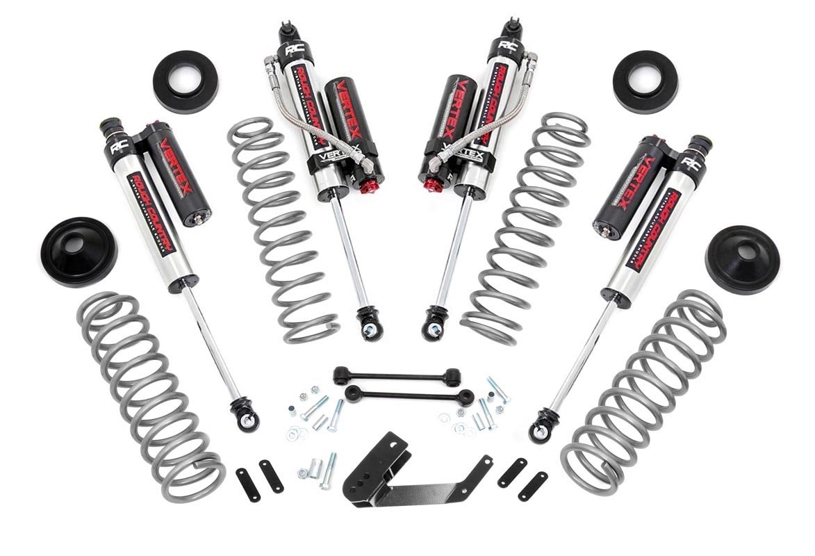 3.25in Jeep Suspension Lift Kit w/ Vertex Shocks (07-18 Wrangler JK Unlimited)