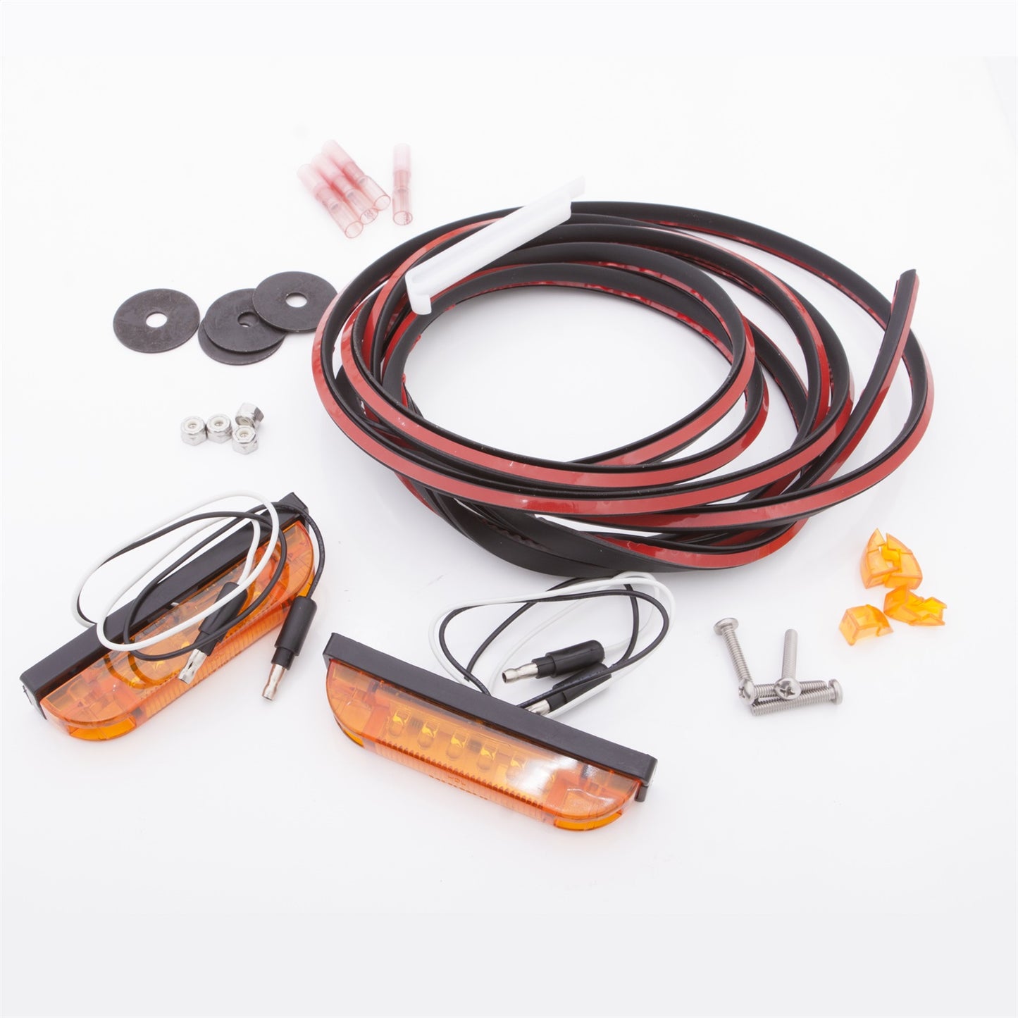 Bushwacker PK1-LT1-0001 2-Wire LED Marker Light Kit for Flat Style Fender Flares