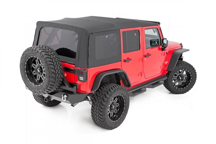 Jeep Replacement Soft Top, Black (10-18 Wrangler JK 2 Door)