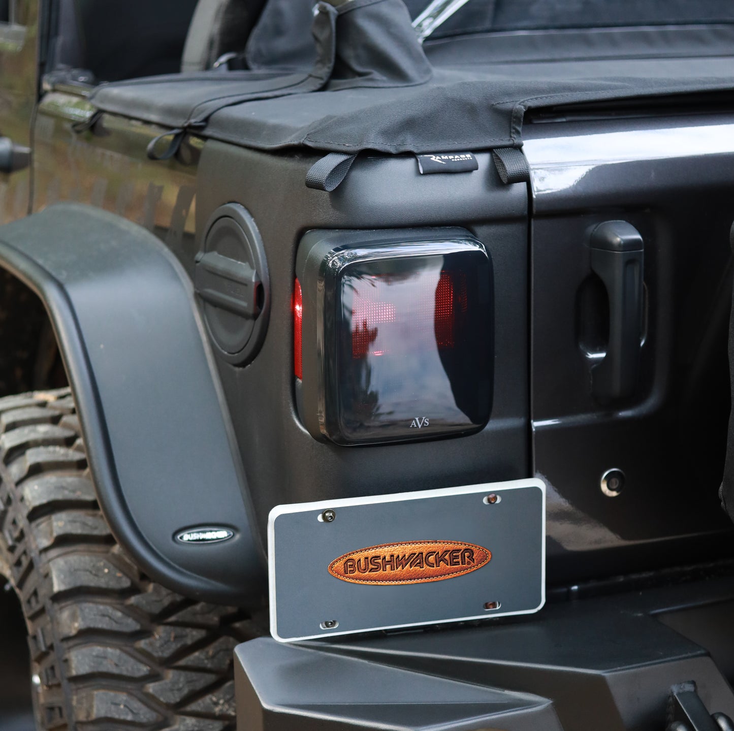 Bushwacker 14084 Trail Armor Rear Corner for 2018-2022 Jeep Wrangler JL, 2-Door and 4-Door