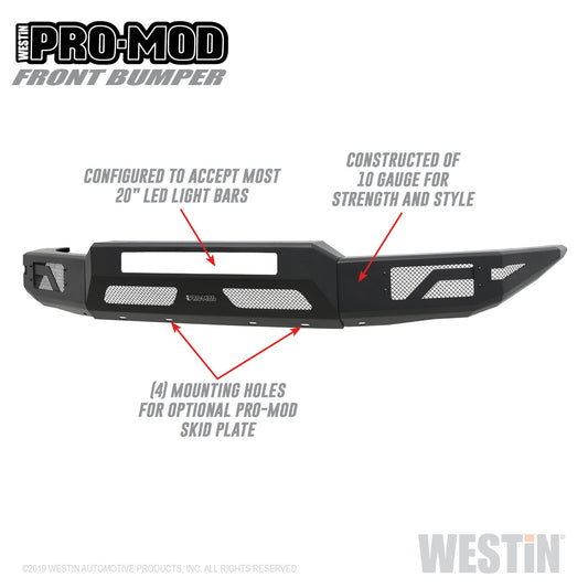 Westin 58-41055 Pro-Mod Front Bumper