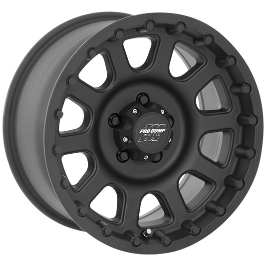 Pro Comp 7032-7973 Bandido Matte Black 17x9 5x5 4.75BS Offset -6mm Cap P/N 703154500