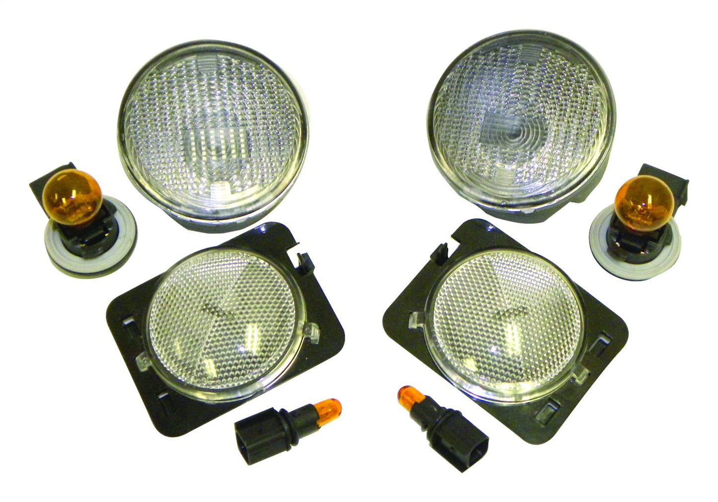 RT Off-Road Jeep Parking and Side Marker Light Kit - AmberClear