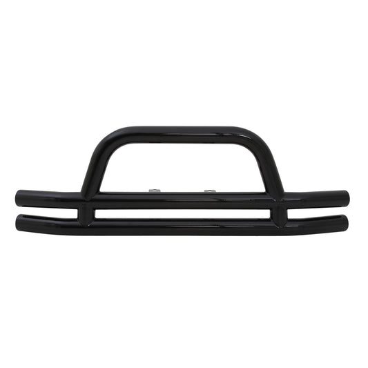 Smittybilt JB48-F Tubular Bumper - Front - W/ Hoop - Gloss Black