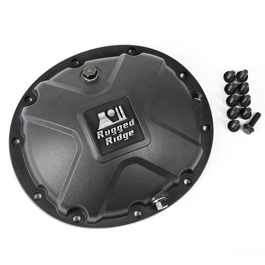 Boulder Aluminum Differential Cover, Black, for Dana 35; 84-06 Jeep