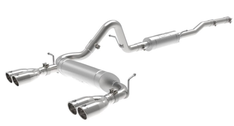 VULCAN SERIES 2-1/2 IN 304SS CAT-BACK EXHAUST SYSTEM POLISHED