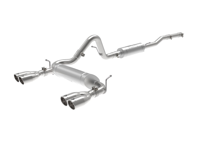 VULCAN SERIES 2-1/2 IN 304SS CAT-BACK EXHAUST SYSTEM POLISHED