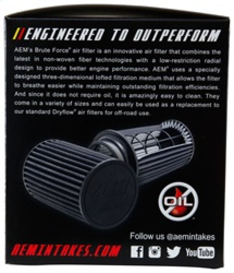 AEM IND Universal Air Filter