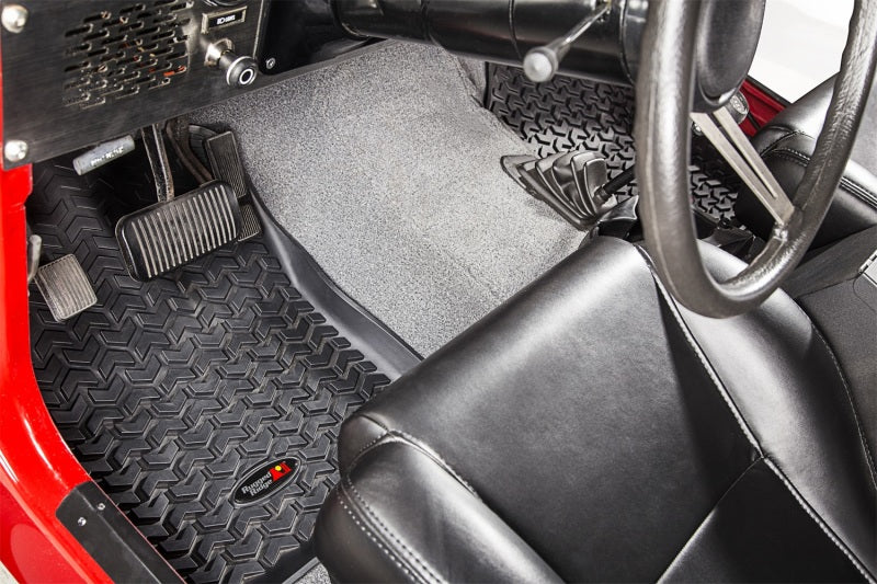 76-95 WRANGLER CJ/ YJ ALL TERRAIN FLOOR LINER PAIR BLACK