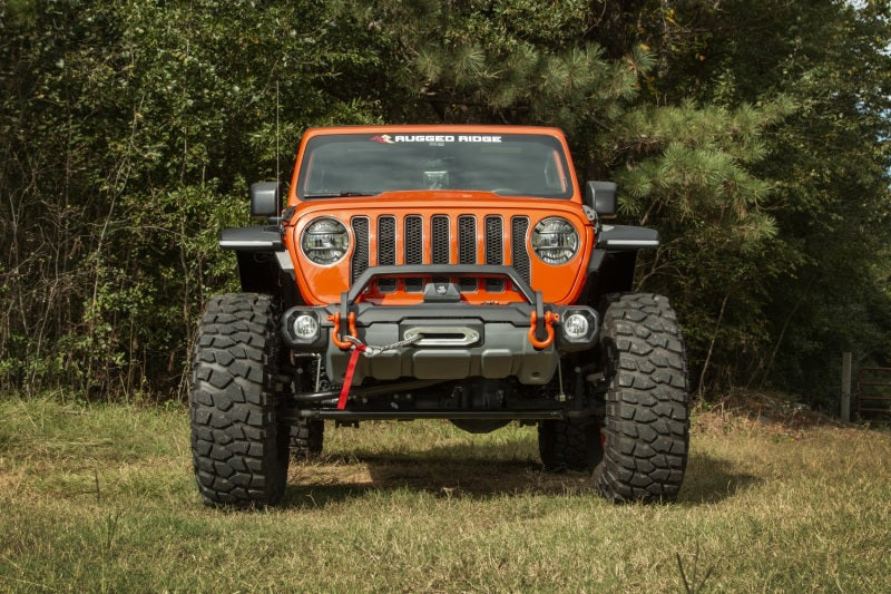 VENATOR STUBBY FRT BUMPER, W/OVERRIDER; 18-CURR JEEP WRANGLER JL & JT