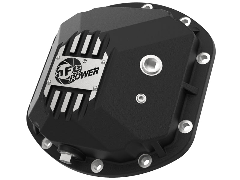 97-18 WRANGLER PRO SERIES DANA 30 REAR DIFFERENTIAL COVER BLK W/ MACHINED FINS