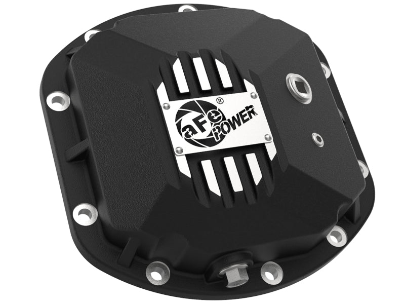 97-18 WRANGLER PRO SERIES DANA 30 REAR DIFFERENTIAL COVER BLK W/ MACHINED FINS