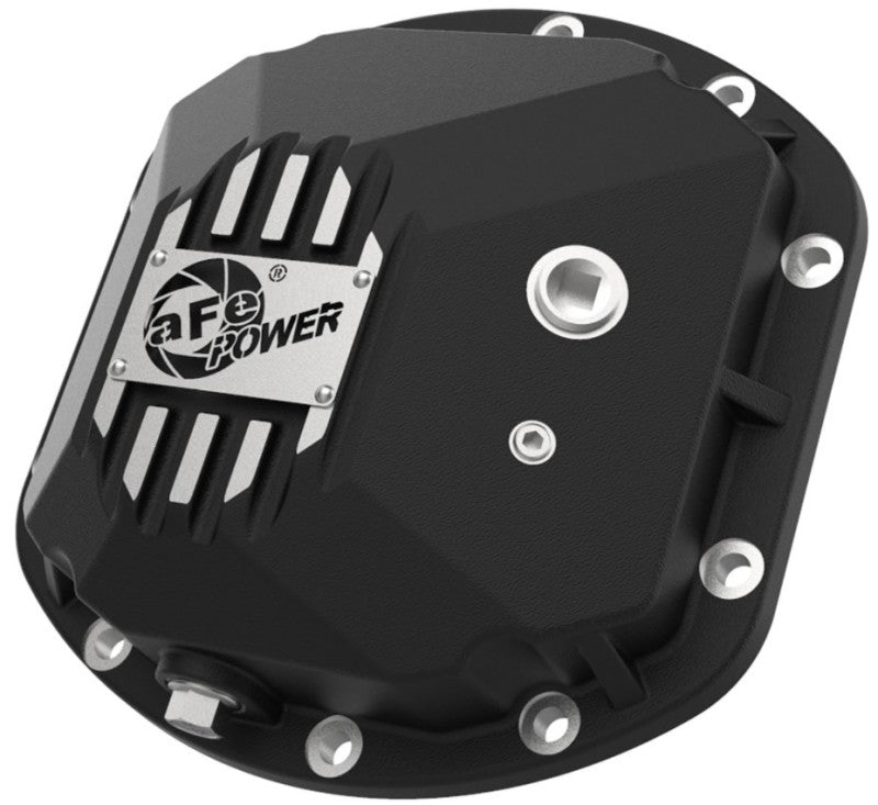 97-18 WRANGLER PRO SERIES DANA 30 REAR DIFFERENTIAL COVER BLK W/ MACHINED FINS