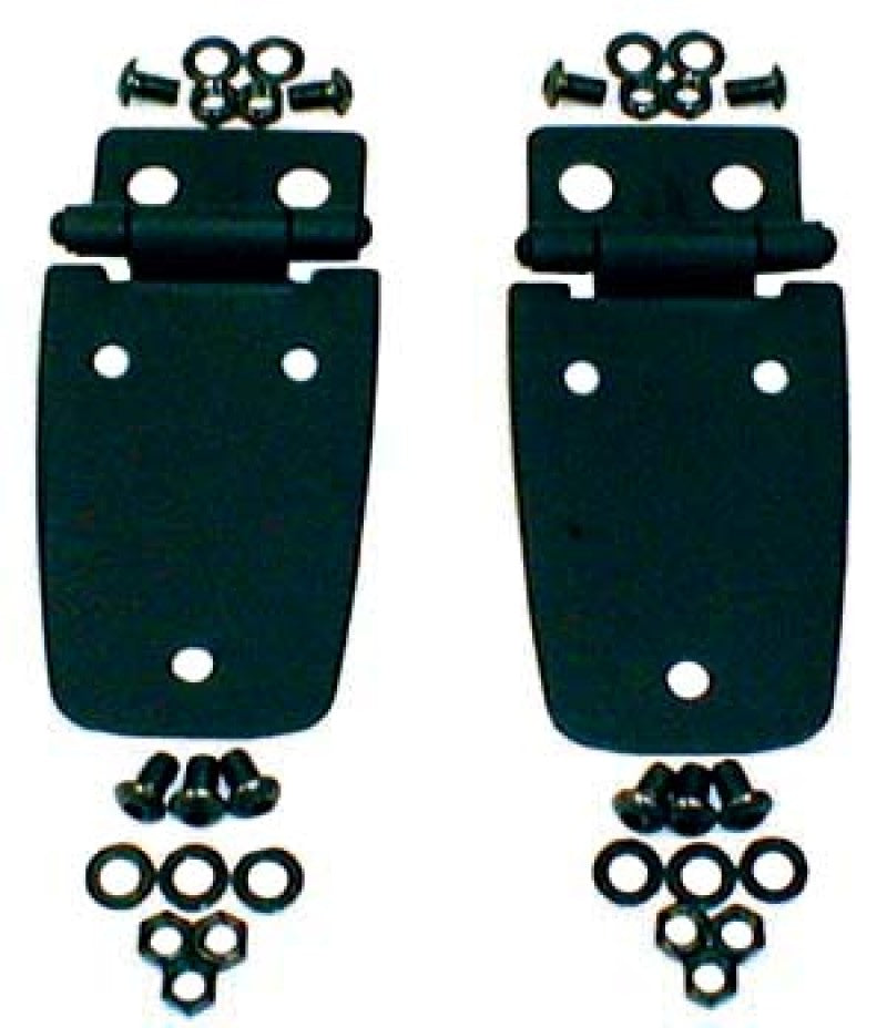 HOOD HINGES, 97-06 WRANGLER, PAIR, BLACK