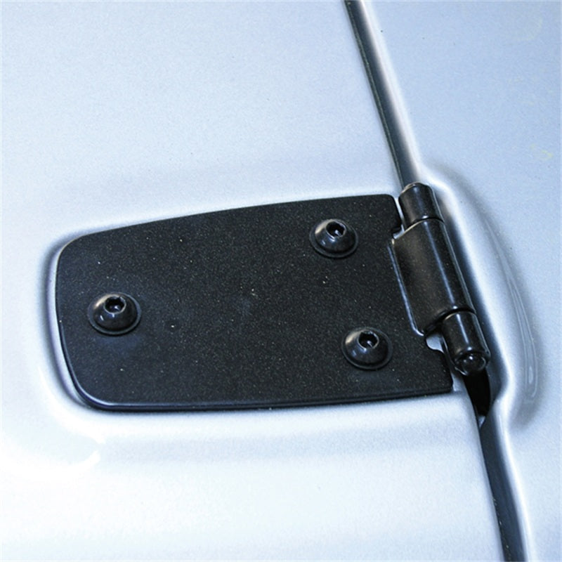 HOOD HINGES, 97-06 WRANGLER, PAIR, BLACK