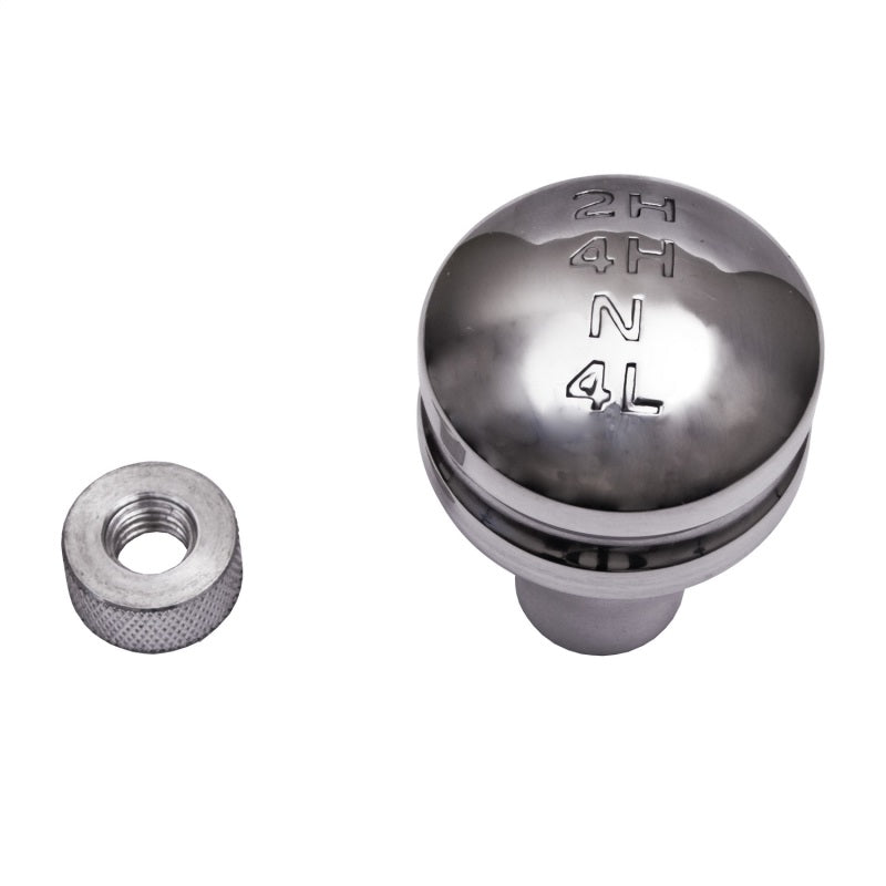 BILLET TRANSFER CASE KNOB, 87-95 WRANGLER, 2H-4H-N-4L PATTERN