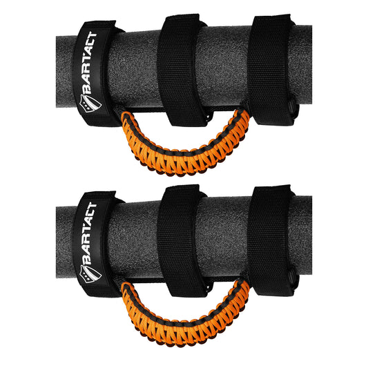 Bartact Paracord Grab Handle - Universal - Black/Orange