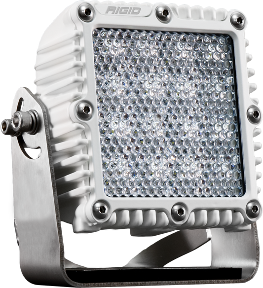 RIGID Industries 245513 RIGID Q-Series PRO LED Light, Flood Diffused, White Housing, Single