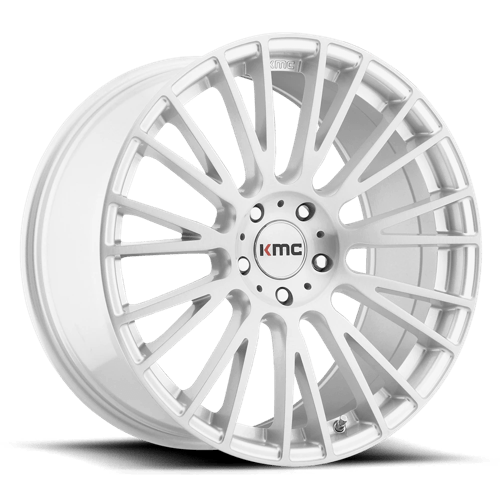 KM706 18X8 5X112 BRUSHED SLV 38MM