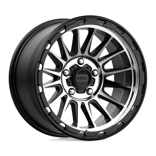 KM542 17X9 5X5.0 S-BLK MACH -12MM