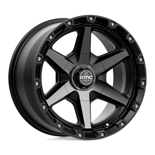 KM101 17X9 5X5.0/5.5 S-BLK GTCC -12MM