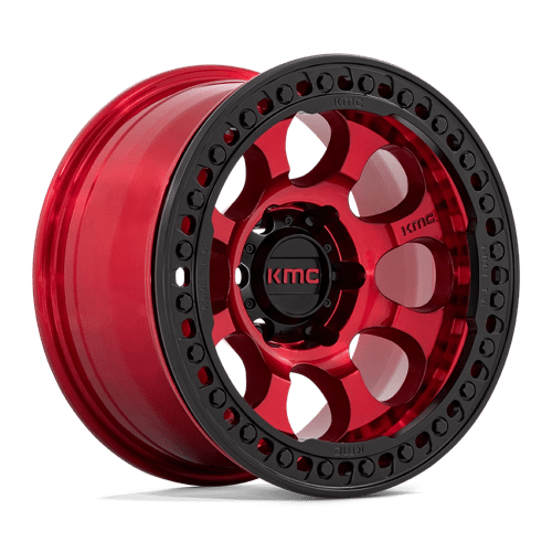 KM237 17X9 5X5.0 C-RED-BLK-RG -38MM