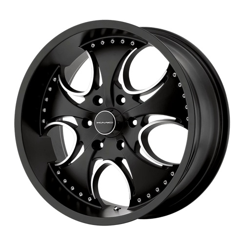 KM755 24X9.5 5X4.75 M-BLK 12MM