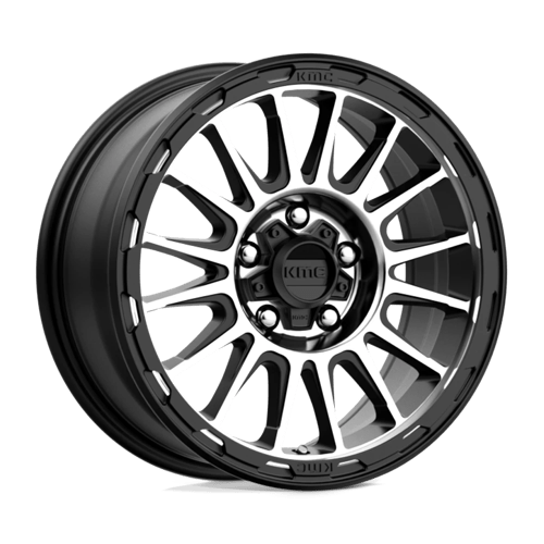 KM542 17X8 5X4.25 S-BLK MACH 38MM