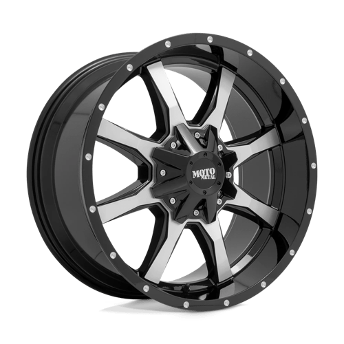 MO970 22X10 5X5.0/5.5 G-BLK MACH -18MM