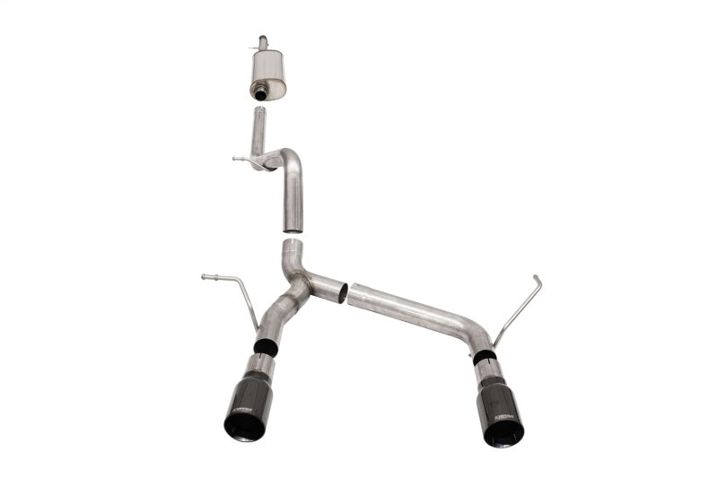 DUAL REAR CAT-BACK SYSTEM FOR 07-18