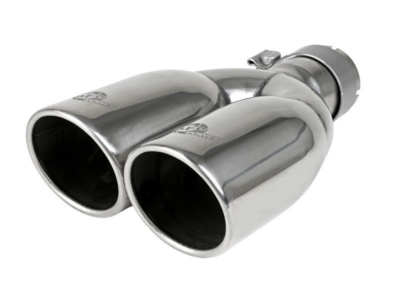 REBEL SERIES 2-1/2 IN 409SS AXLE-BACK EXHAUST SYSTEM POLISHED