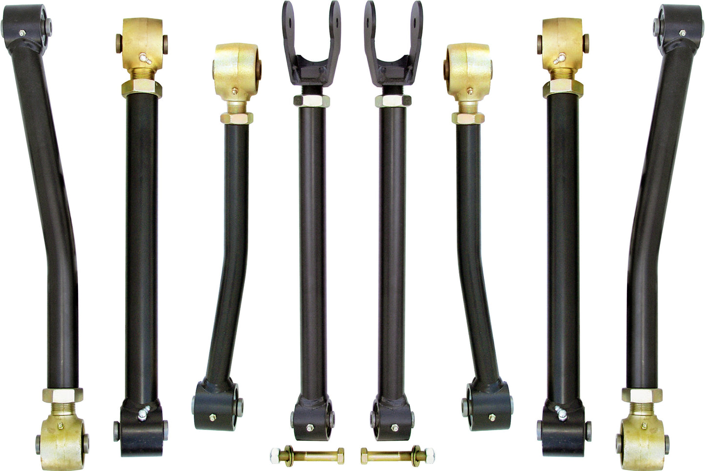 COMPLETE SET OF 8 JOHNNY JOINT CONTROL ARMS FOR JEEP JK WRANGLER