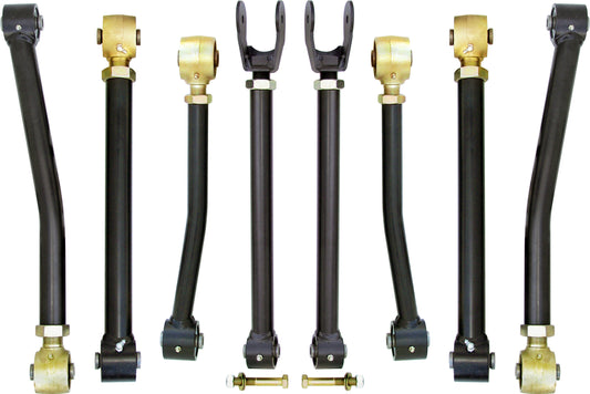 COMPLETE SET OF 8 JOHNNY JOINT CONTROL ARMS FOR JEEP JK WRANGLER