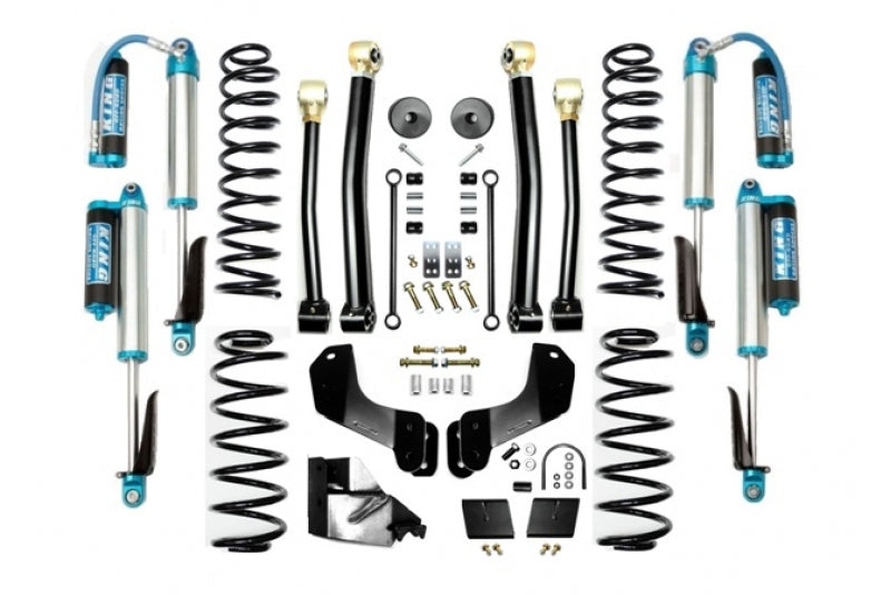 Jeep JL 4.5 Inch Lift Kit 18-Pres Wrangler JL Enforcer Overland Lift Stage 3 with EVO SPEC King 2.5 Inch Shocks EVO Mfg