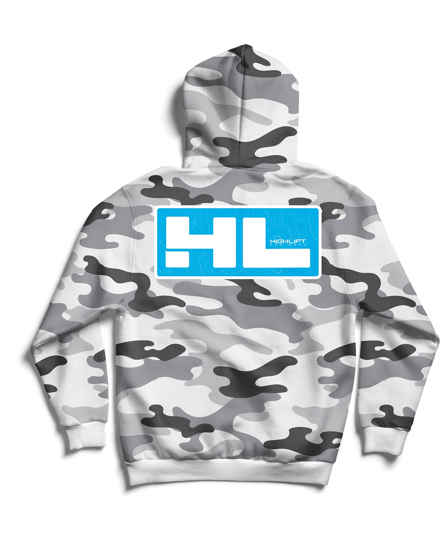 Highlift Offroad Camouflage Hoodie - White