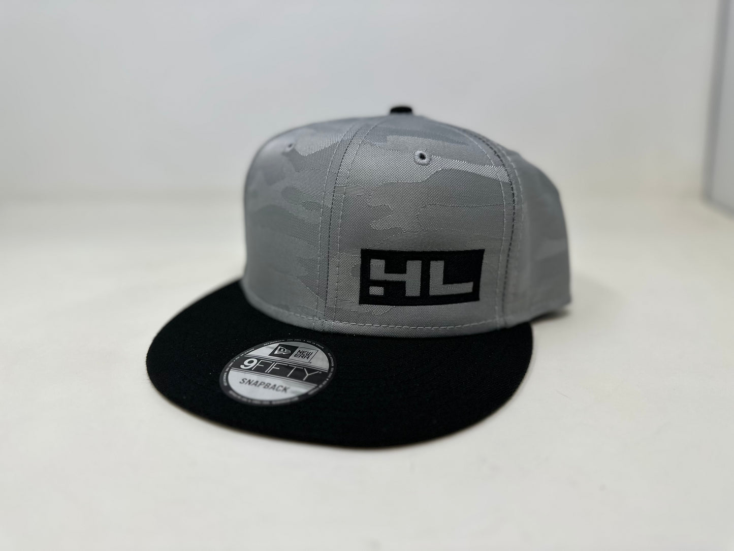 HL Rainstorm Grey & Black Camo New Era® Snapback Cap