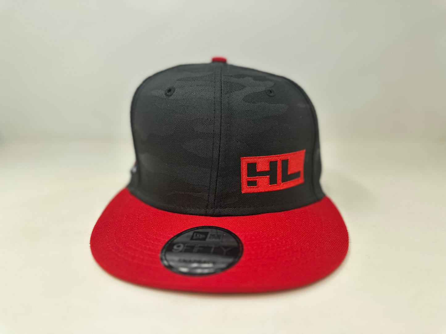 HL Black & Scarlet Camo New Era® Snapback Cap