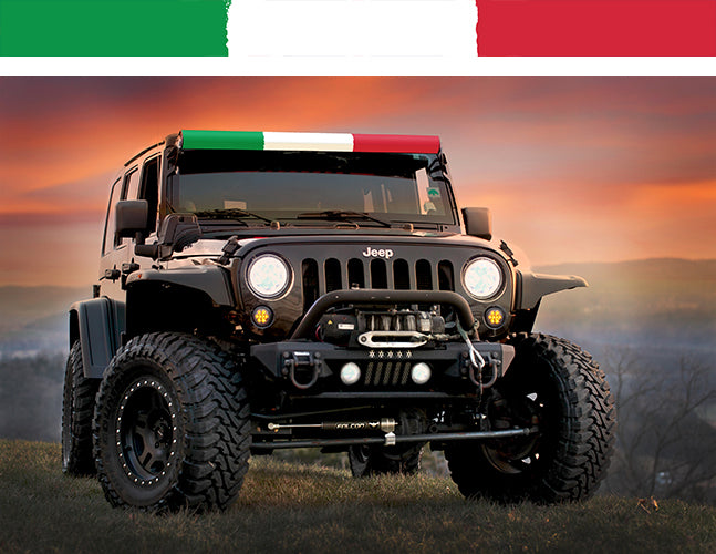 LED Light Bar Cover Insert 52 Inch Italian Flag AeroLidz